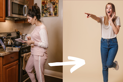 Tausche Jogginghose und Leggings gegen Jeans und Kleid